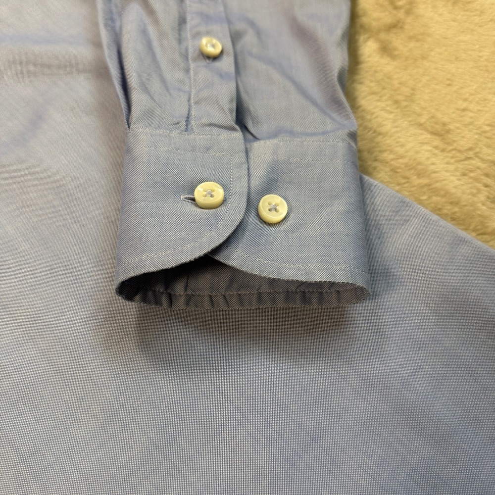 Bottega Veneta Men's Size 52 Blue Button Down Shirt Made in Italy - Picture 6 of 7
